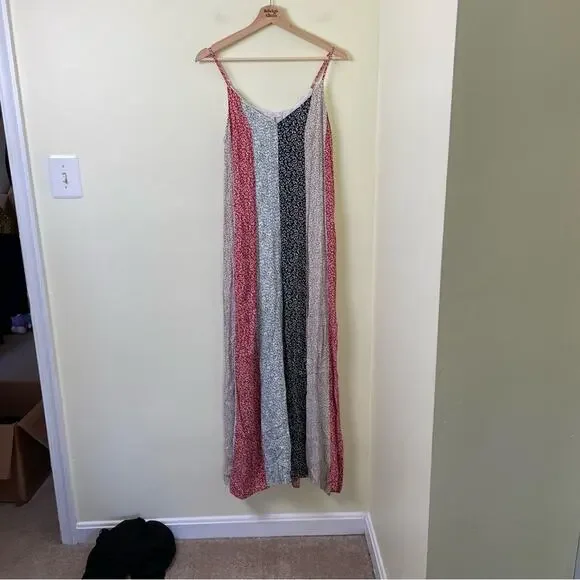 Skies Are Blue Mixed Print V-Neck Sleeveless Maxi Dress in SIZE MEDIUM - Picture 11 of 12